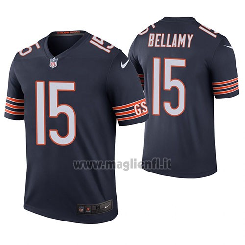 Maglia NFL Legend Chicago Bears Josh Bellamy Blu Color Rush